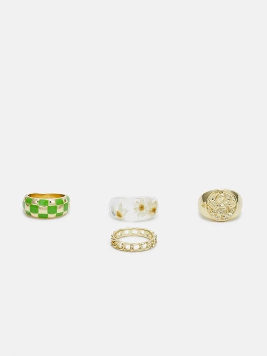 Foto van product Ring Fire & Glory goudkleurig
