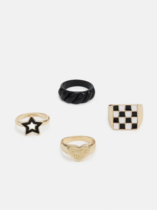 Foto van product Ring Fire & Glory goudkleurig