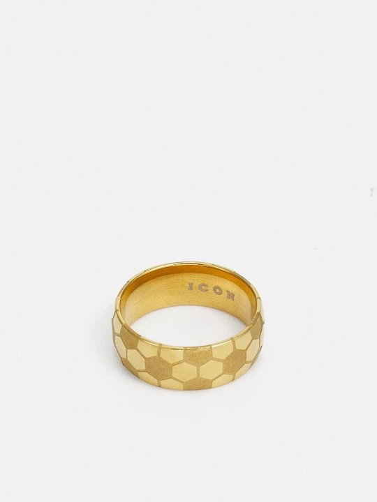 Foto van product Ring Icon Brand goudkleurig