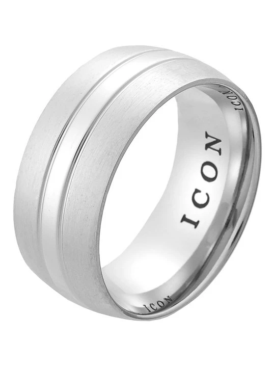 Foto van product Ring Icon Brand zilverkleurig