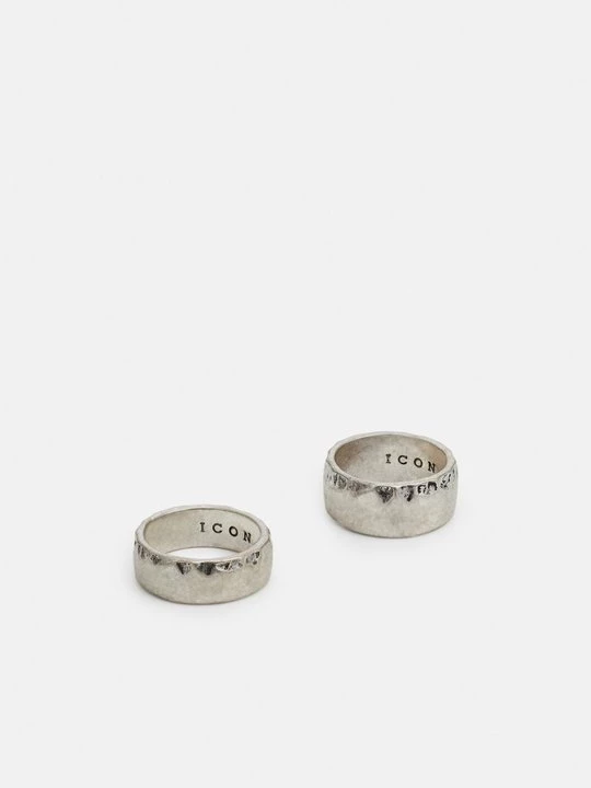 Foto van product Ring Icon Brand zilverkleurig