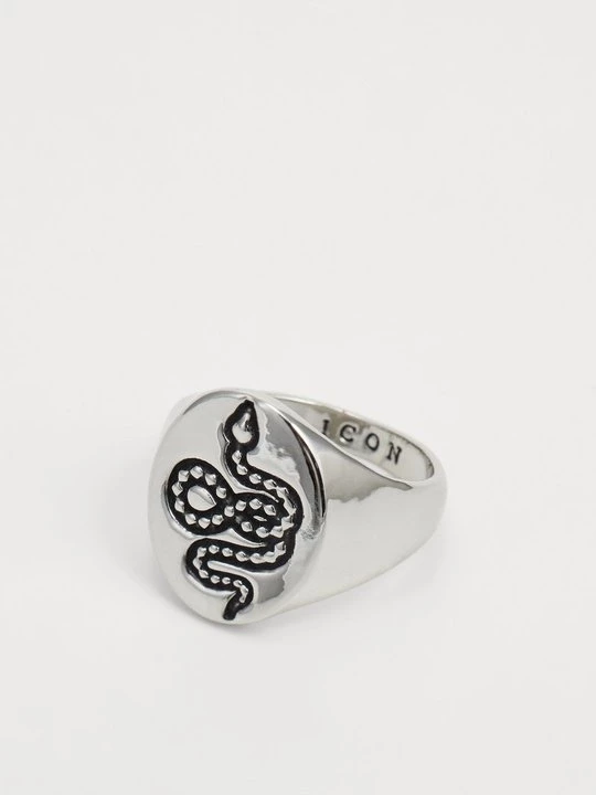 Foto van product Ring Icon Brand zilverkleurig