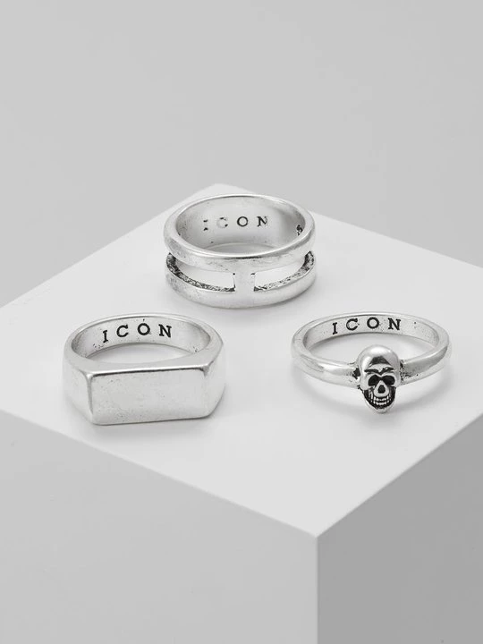 Foto van product Ring Icon Brand zilverkleurig