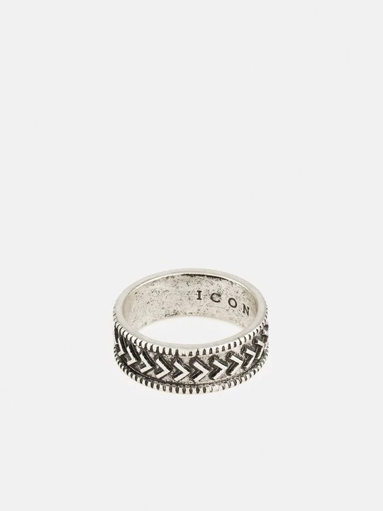 Foto van product Ring Icon Brand zilverkleurig
