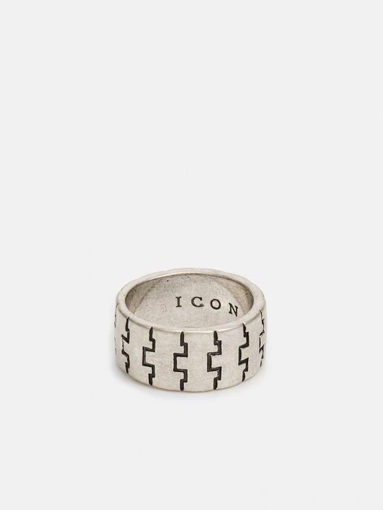 Foto van product Ring Icon Brand zilverkleurig
