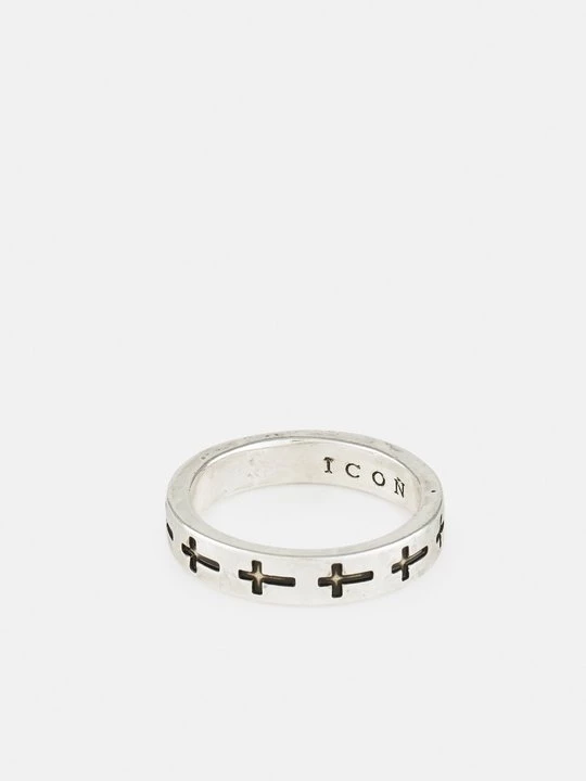 Foto van product Ring Icon Brand zilverkleurig