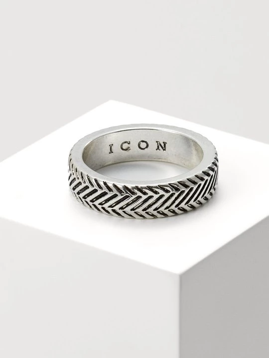 Foto van product Ring Icon Brand zilverkleurig