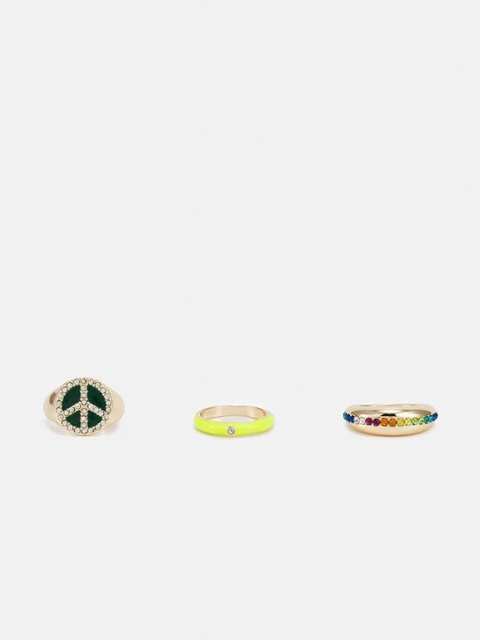 Foto van product Ring Liars & Lovers goudkleurig