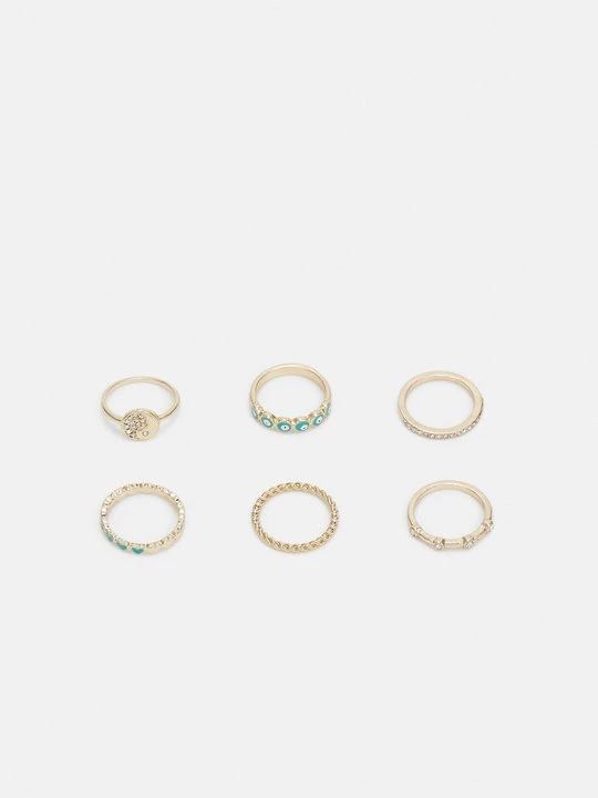 Foto van product Ring Liars & Lovers goudkleurig