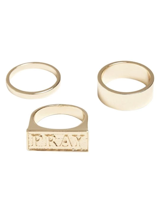 Foto van product Ring Mister Tee goudkleurig