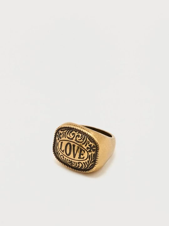 Foto van product Ring MOSCHINO goudkleurig