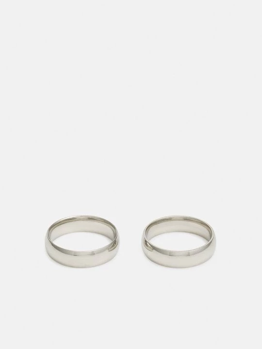 Foto van product Ring Only & Sons zilverkleurig