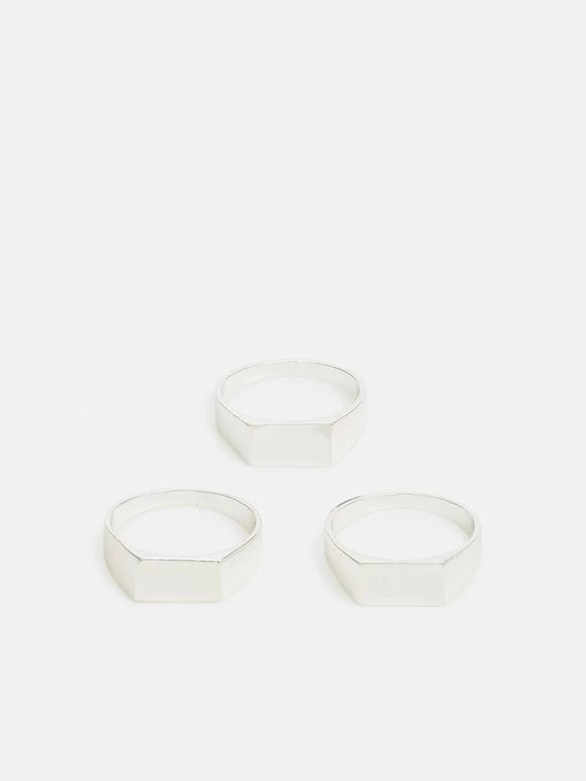 Foto van product Ring Only & Sons zilverkleurig