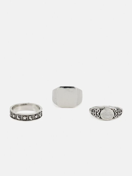 Foto van product Ring Only & Sons zilverkleurig