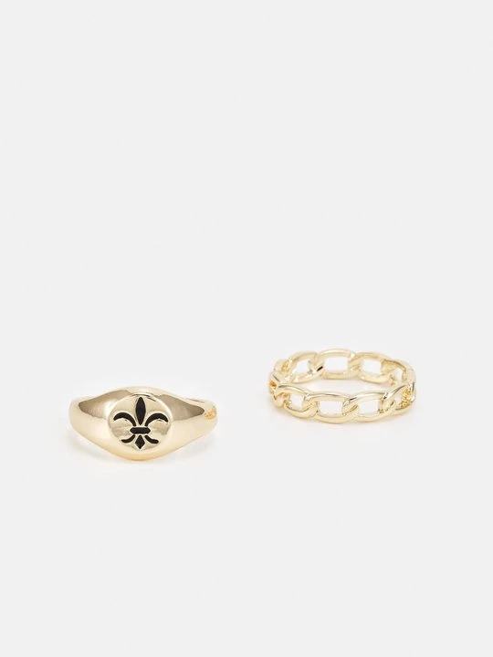 Foto van product Ring River Island goudkleurig
