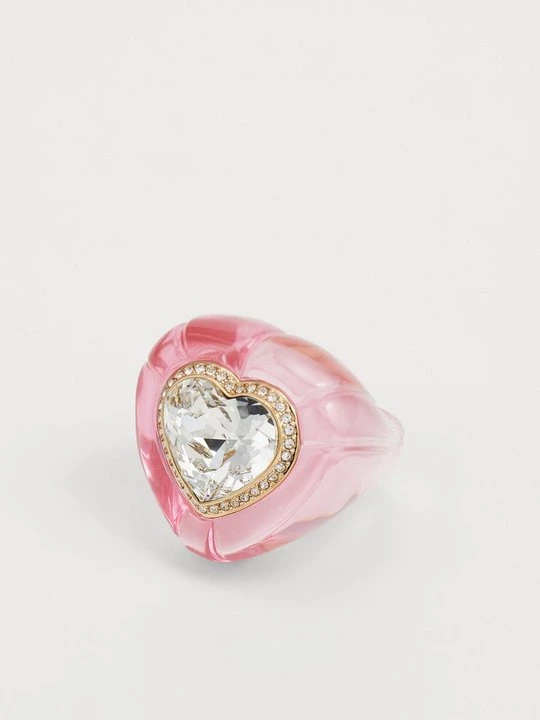 Foto van product Ring Swarovski donkerroze
