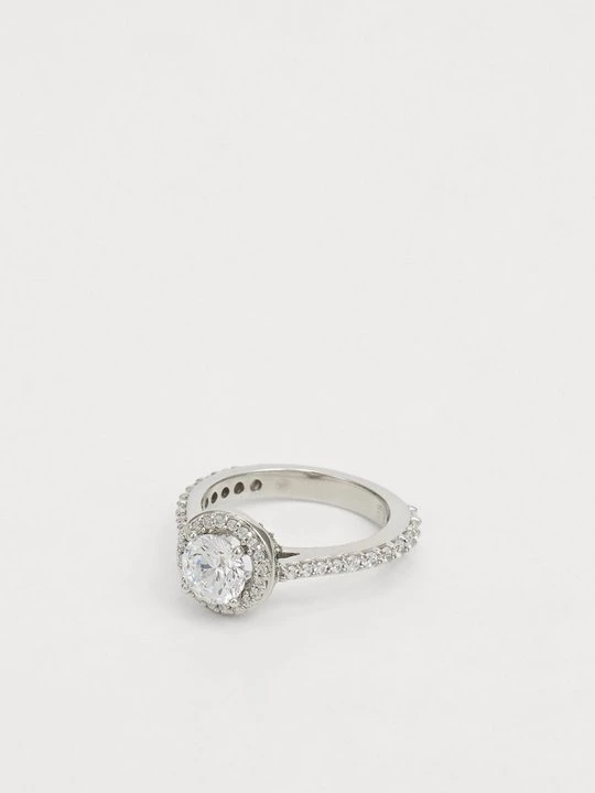 Foto van product Ring Swarovski wit