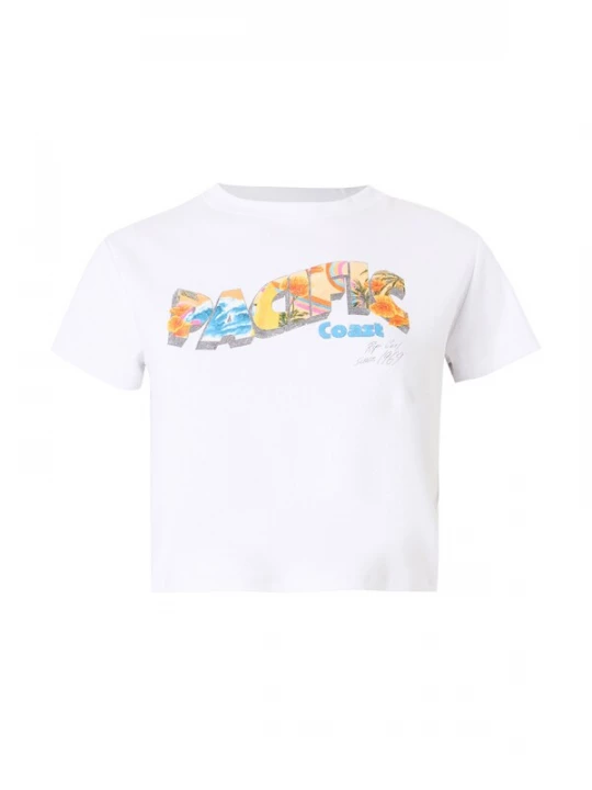 Foto van product RIP CURL Shirt 'HALEY O BABY' crème / royal blue / koningsblauw / grijs / oranje / wit