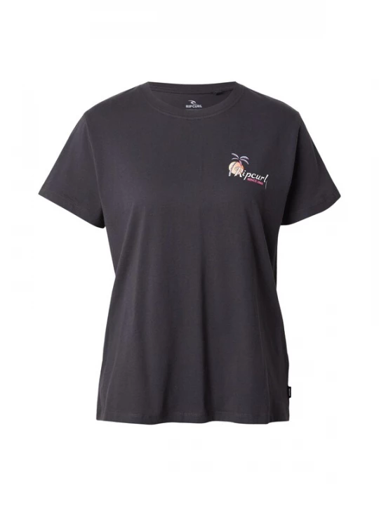 Foto van product RIP CURL Shirt 'TIDE LINE' lichtblauw / oranje / lichtroze / zwart