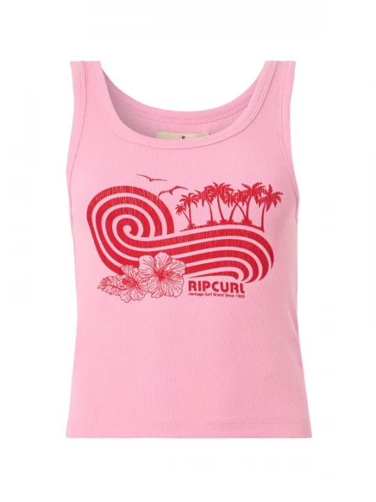 Foto van product RIP CURL Top 'OCEAN BREAK' rosa / rood