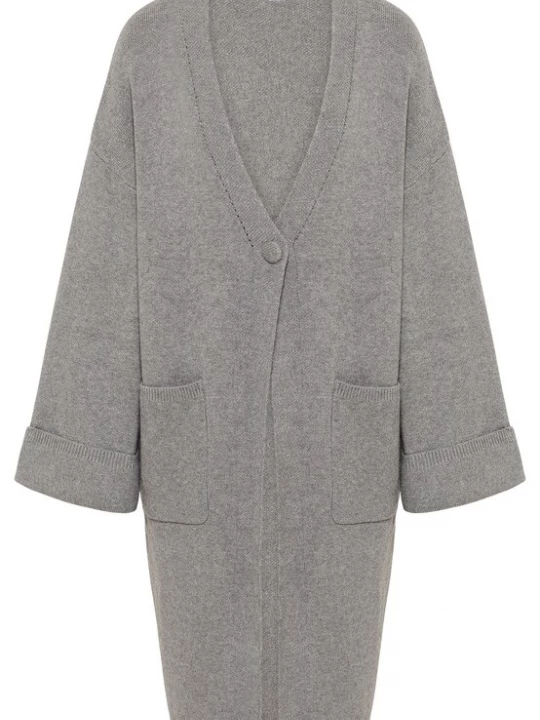 Foto van product RISA Gebreid vest donkergrijs