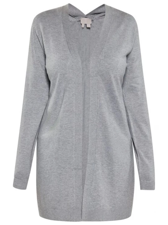 Foto van product RISA Gebreid vest grijs gemêleerd