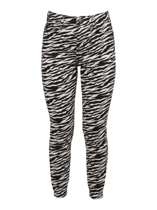 Foto van product River Island Petite Jeans zwart / wit
