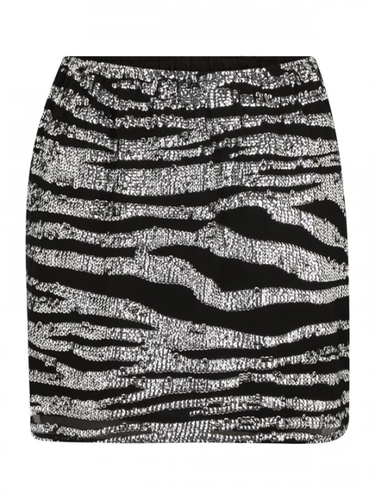 Foto van product River Island Petite Rok zwart / zilver