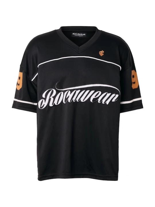 Foto van product ROCAWEAR Shirt 'Baller' oranje / zwart / wit