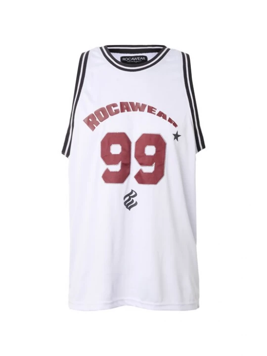 Foto van product ROCAWEAR Shirt 'Baller' rood / zwart / wit