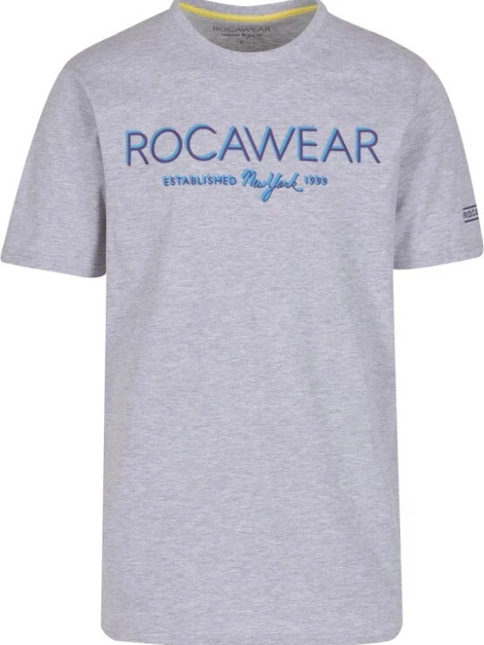 Foto van product ROCAWEAR Shirt 'Neon' blauw / navy / grijs gemêleerd