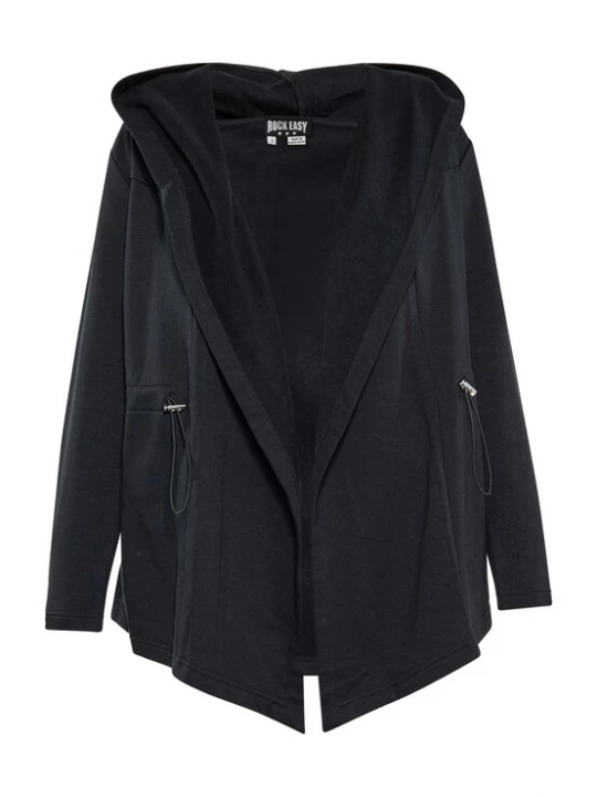 Foto van product ROCKEASY Sweatvest zwart