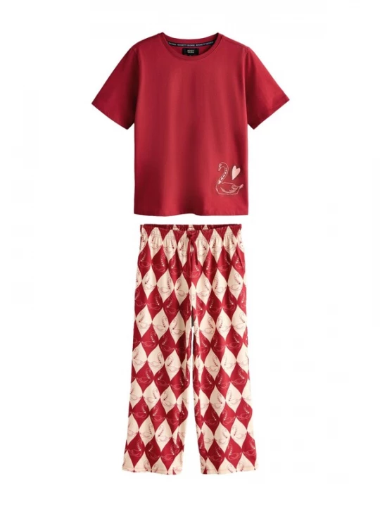 Foto van product Rockett St George Pyjama beige / rood