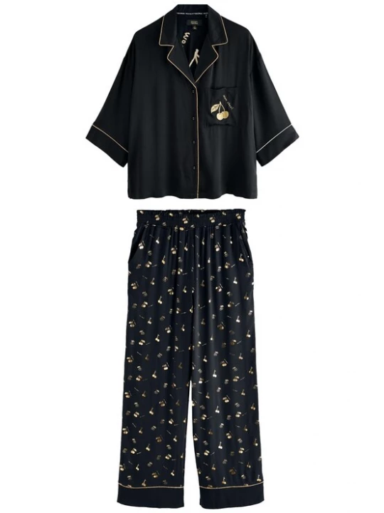 Foto van product Rockett St George Pyjama goud / zwart