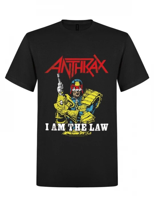 Foto van product Rockshirts Shirt 'Anthrax I am The Law T-Shirt' zwart