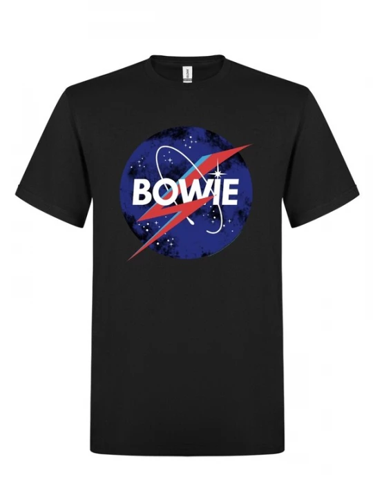 Foto van product Rockshirts Shirt 'David Bowie Spaceman' zwart