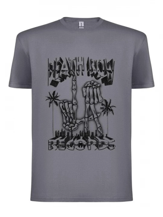 Foto van product Rockshirts Shirt 'Death Row Records LA Hands' grijs