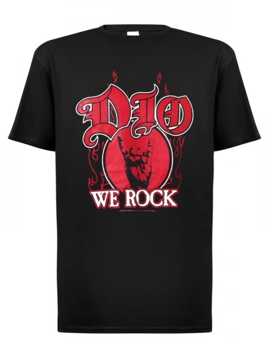 Foto van product Rockshirts Shirt 'Dio We Rock' zwart