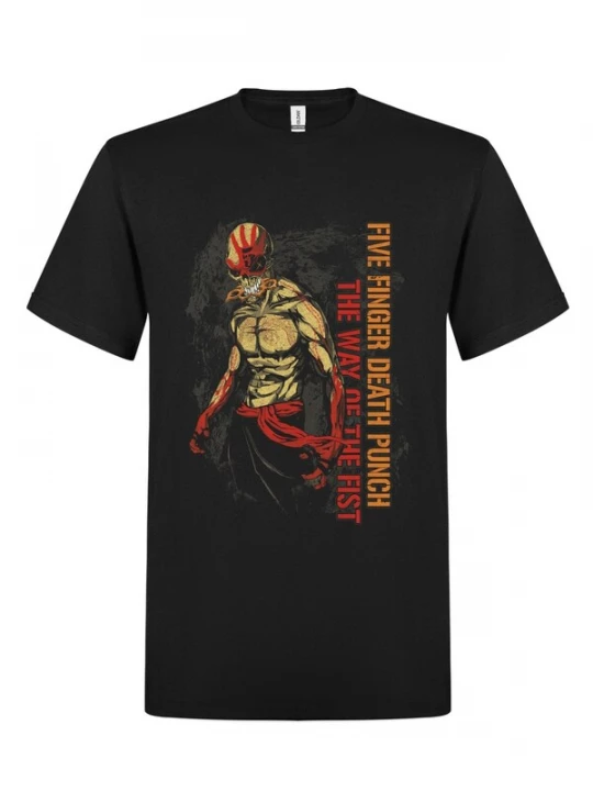 Foto van product Rockshirts Shirt 'Five Finger Death Punch Ninja T-Shirt' zwart
