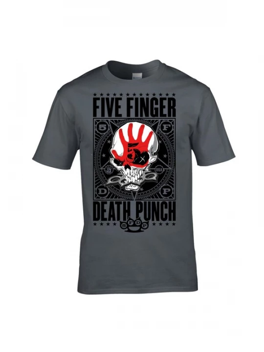 Foto van product Rockshirts Shirt 'Five Finger Death Punch Obey T-Shirt' grijs
