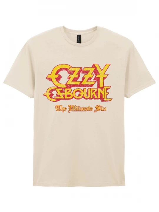 Foto van product Rockshirts Shirt 'Ozzy Osbourne Logo Ultimate Sin T-Shirt' natuurwit