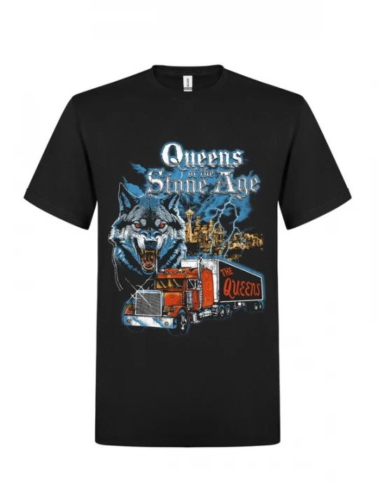 Foto van product Rockshirts Shirt 'Queens of the Stone Age Wolf T-Shirt' zwart