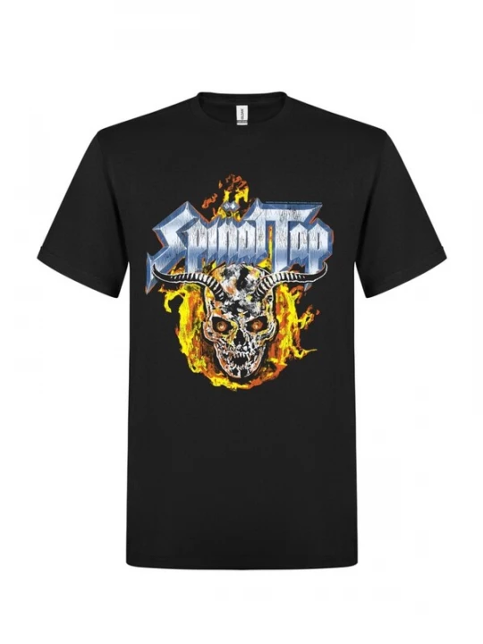 Foto van product Rockshirts Shirt 'Spinal Tap Skull With Horns T-Shirt' zwart