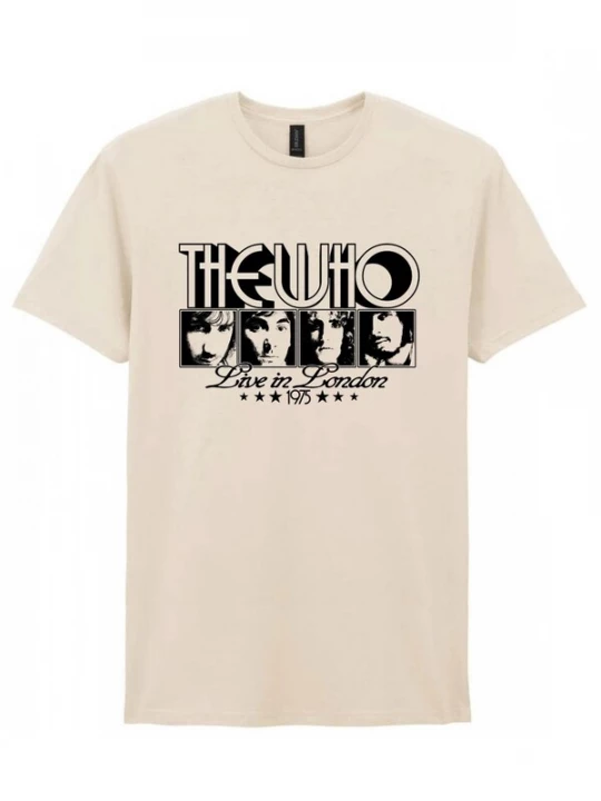 Foto van product Rockshirts Shirt 'Who Live in London 1975 T-Shirt' natuurwit