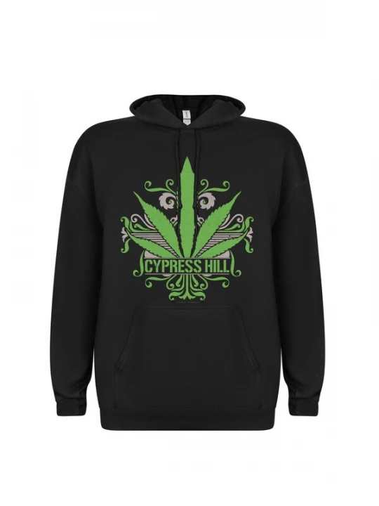 Foto van product Rockshirts Sweatshirt 'Cypress hill California Sweet Leaf Kapuzenpullover' zwart