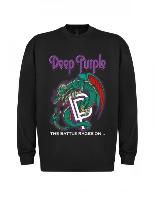 Foto van product Rockshirts Sweatshirt 'Deep Purple Deep Purple-Battle Rages on Album Sweatshirt Sweatshirt' zwart