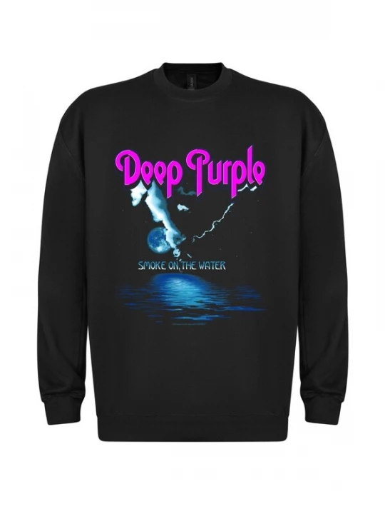 Foto van product Rockshirts Sweatshirt 'Deep Purple - Smoke On The Water' zwart