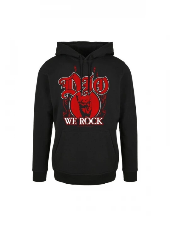 Foto van product Rockshirts Sweatshirt 'Dio - We Rock Kapuzenpullover' zwart