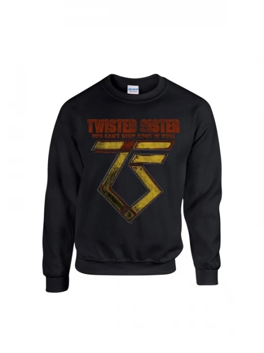 Foto van product Rockshirts Sweatshirt 'Twisted Sister You can't stop Rock Â´nÂ´ Roll Sweatshirt Sweatshirt' zwart