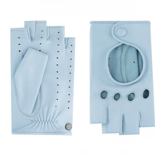 Foto van product Roeckl Handschoenen met korte vingers ' FLORENZ AUTOFAHRER ' smoky blue / hemelsblauw / pastelblauw / lichtblauw